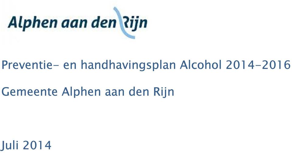 Alcohol 2014-2016
