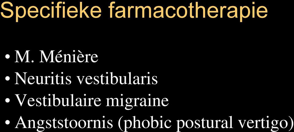 Vestibulaire migraine