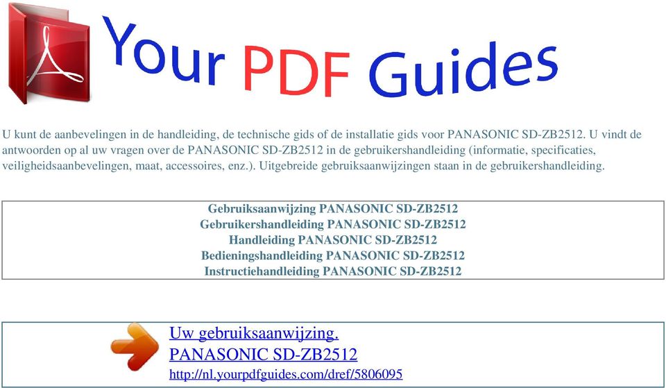 Panasonic broodbakmachine handleiding