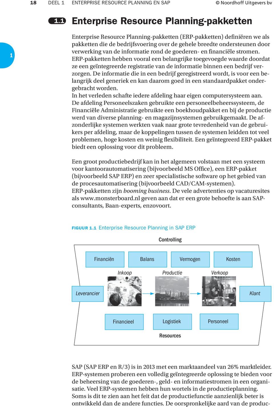 verwerking van de informatie rond de goederen- en financiële stromen.