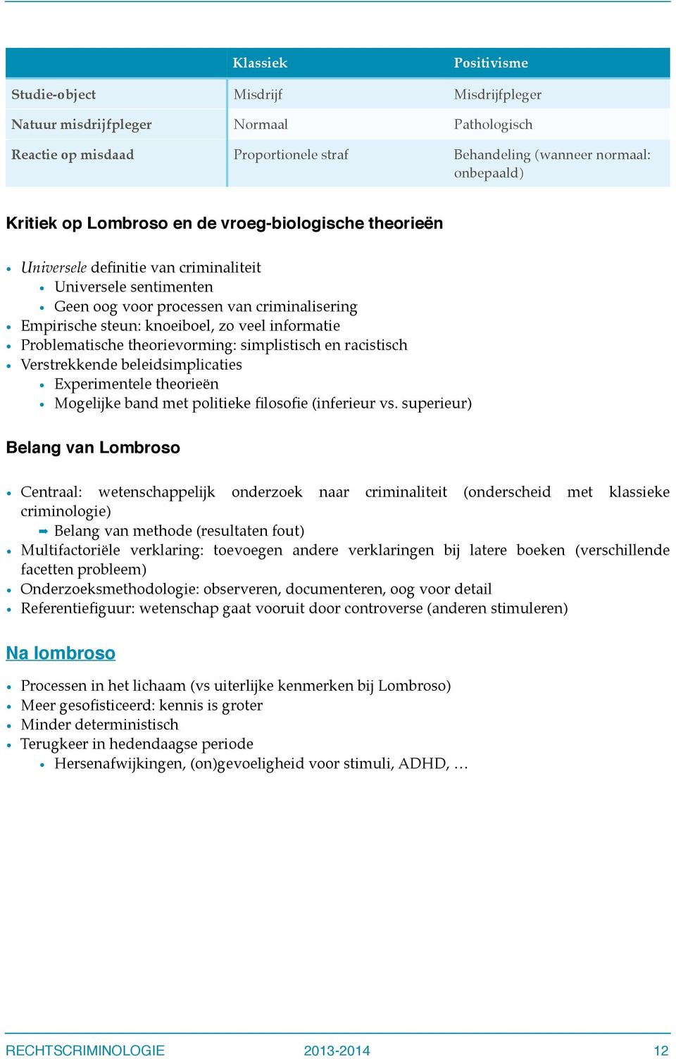 Problematische theorievorming: simplistisch en racistisch Verstrekkende beleidsimplicaties Experimentele theorieën Mogelijke band met politieke filosofie (inferieur vs.