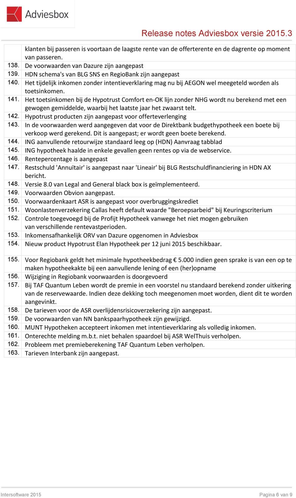 Het toetsinkomen bij de Hypotrust Comfort en-ok lijn zonder NHG wordt nu berekend met een gewogen gemiddelde, waarbij het laatste jaar het zwaarst telt. 142.