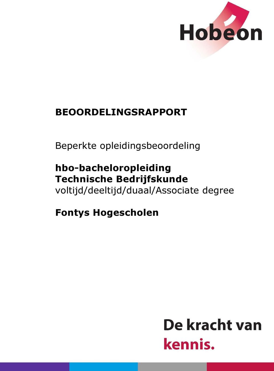 hbo-bacheloropleiding Technische