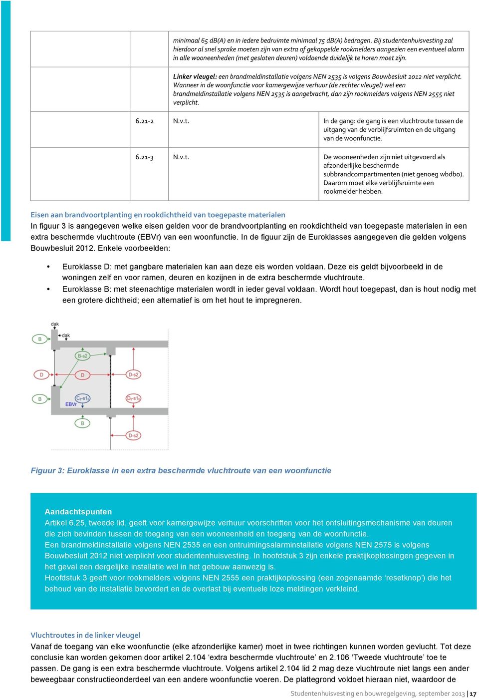 ) Linker)vleugel:eenbrandmeldinstallatievolgensNEN2535isvolgensBouwbesluit2012nietverplicht.