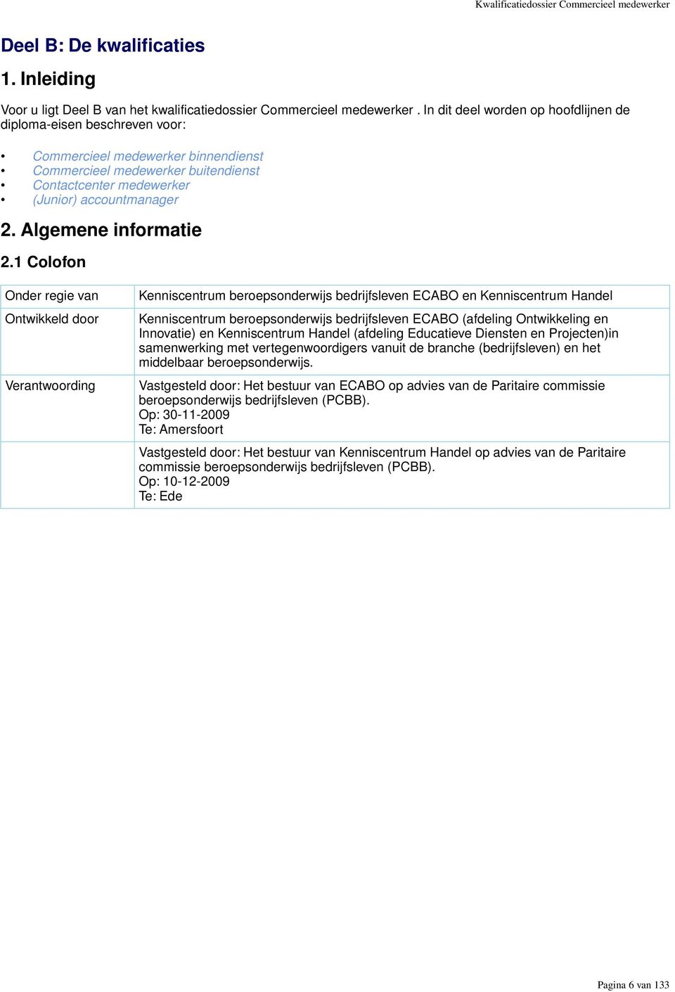 Algemene informatie 2.