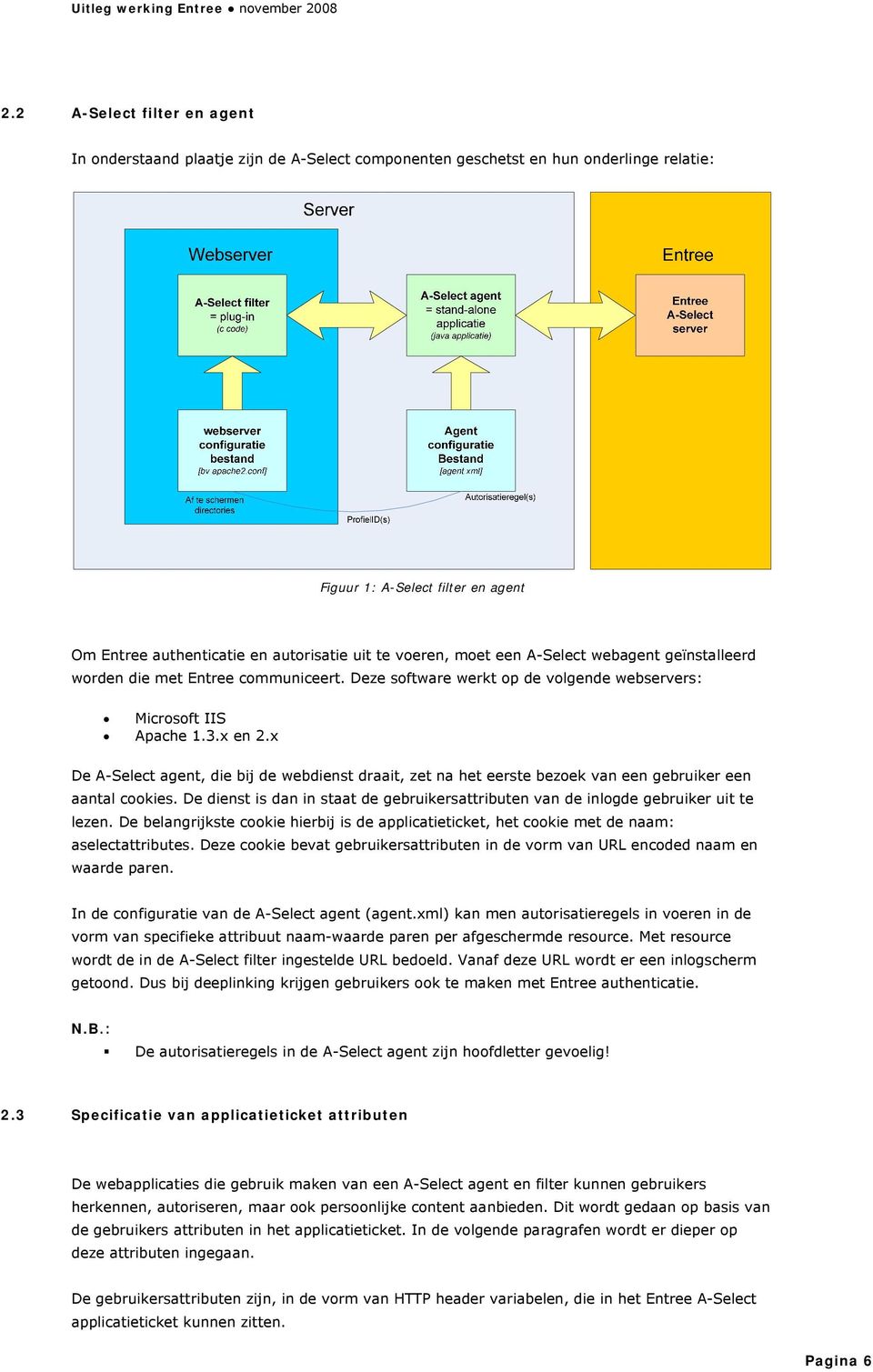 x De A-Select agent, die bij de webdienst draait, zet na het eerste bezoek van een gebruiker een aantal cookies.