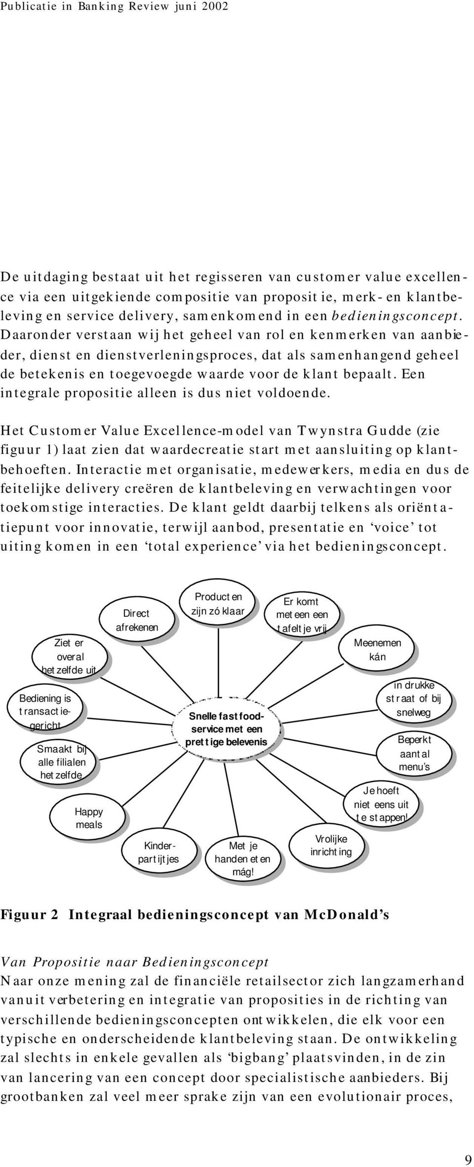Een integrale propositie alleen is dus niet voldoende. Het Customer Value Excellence-model van Twynstra Gudde (zie figuur 1) laat zien dat waardecreatie start met aansluiting op klantbehoeften.