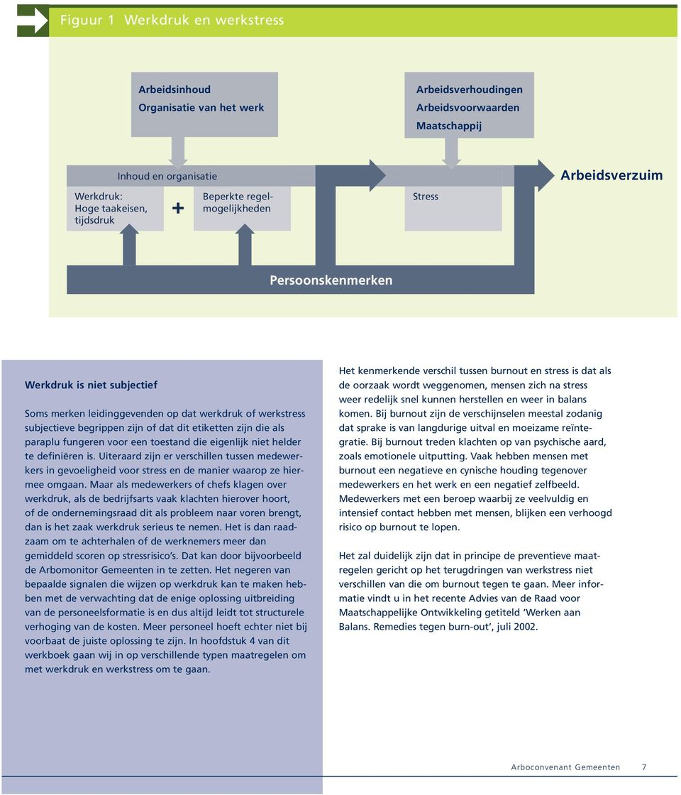 paraplu fungeren voor een toestand die eigenlijk niet helder te definiëren is. Uiteraard zijn er verschillen tussen medewerkers in gevoeligheid voor stress en de manier waarop ze hiermee omgaan.