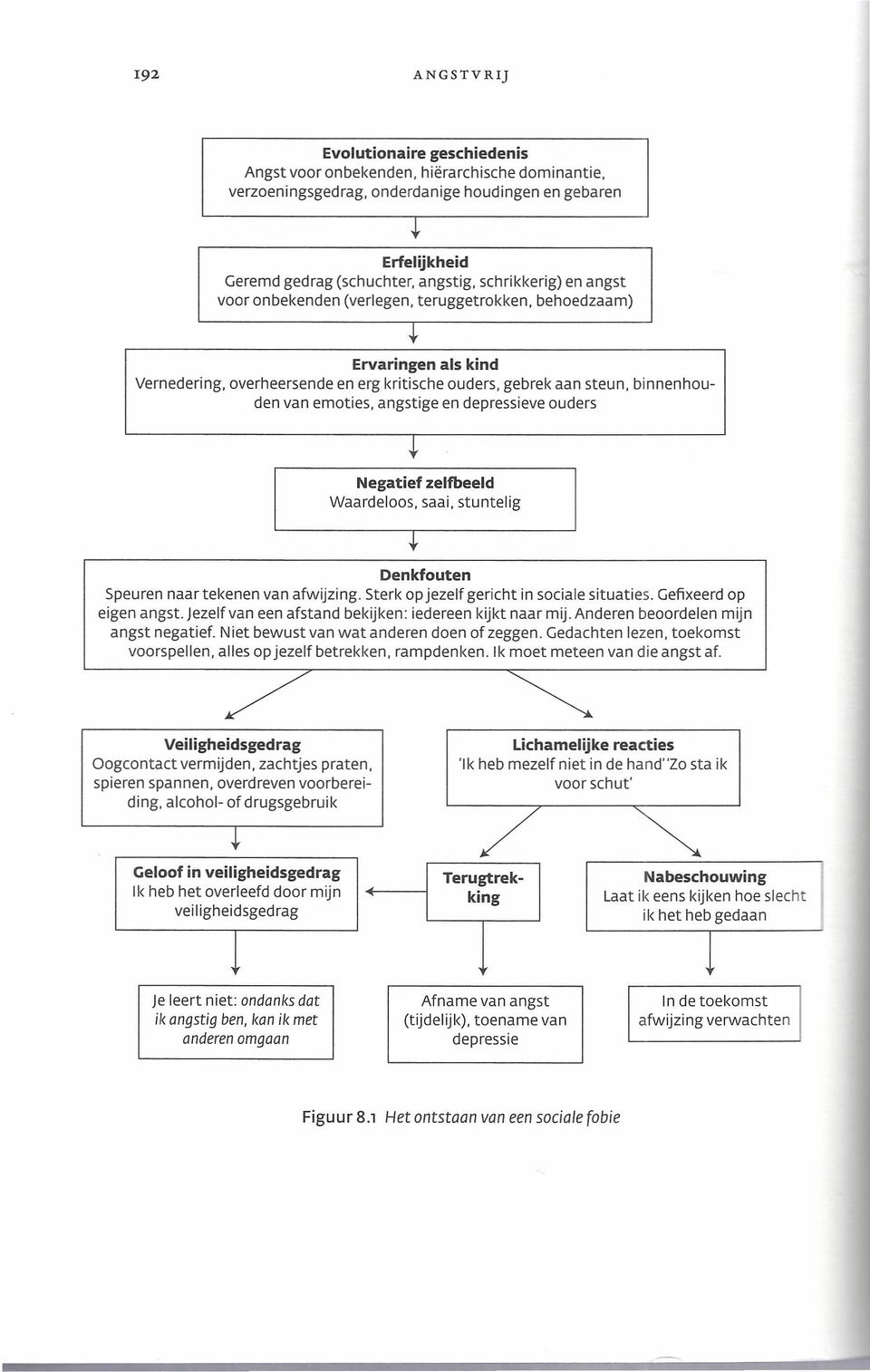 angstige en depressieve ouders ~ Negatief Waardeloos, zelfbeeld saai, stuntelig Denkfouten Speuren naar tekenen van afwijzing. Sterk op jezelf gericht in sociale situaties. Gefixeerd op eigen angst.