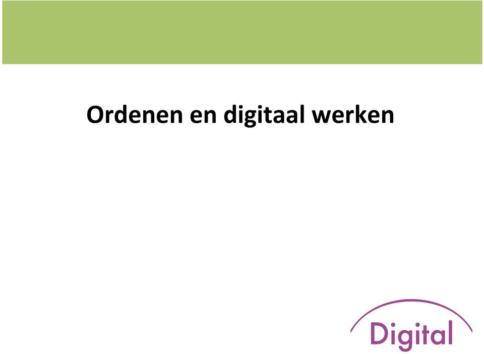 digitaal