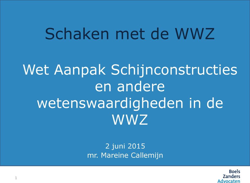 wetenswaardigheden in de WWZ 2