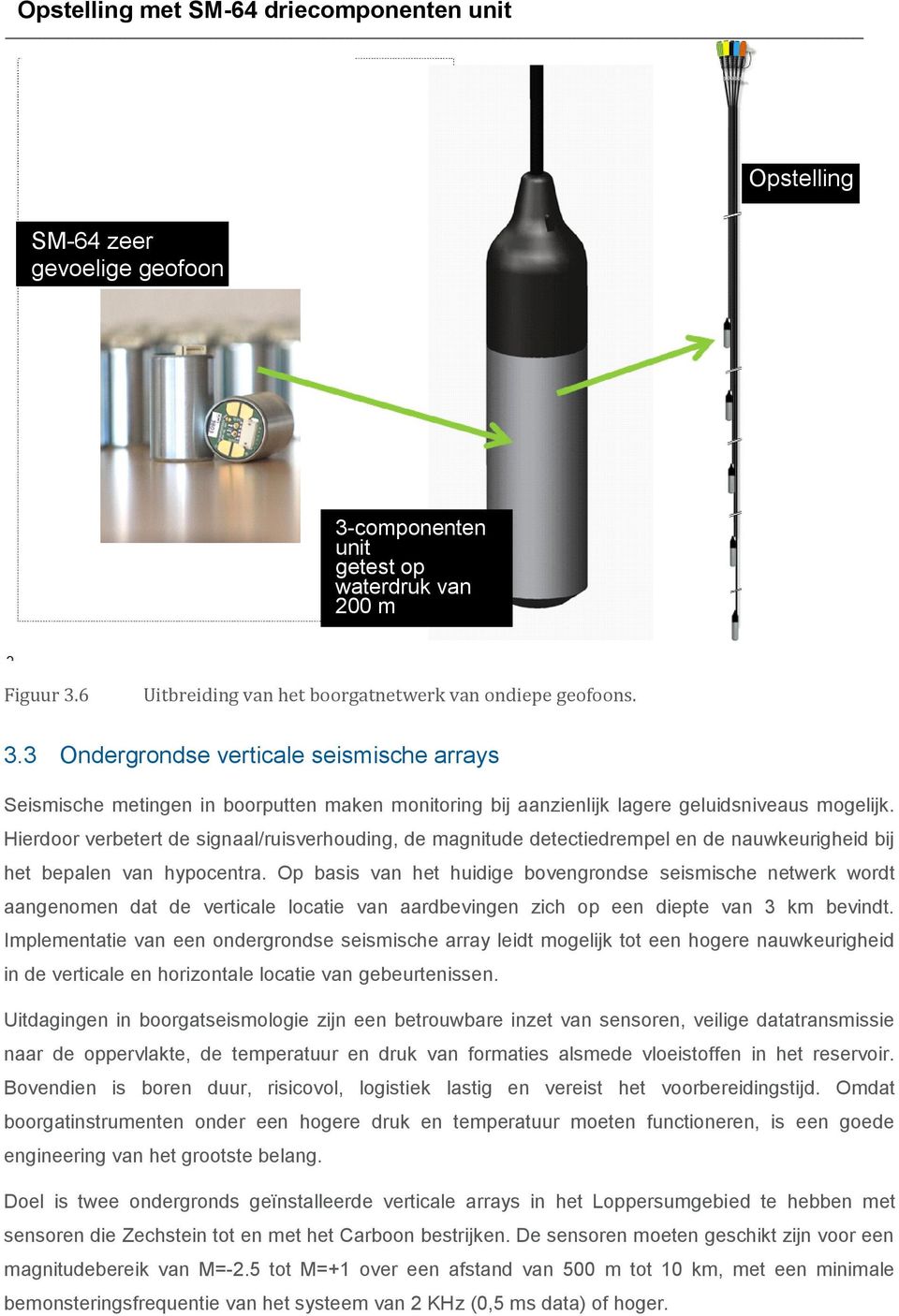 Hierdoor verbetert de signaal/ruisverhouding, de magnitude detectiedrempel en de nauwkeurigheid bij het bepalen van hypocentra.