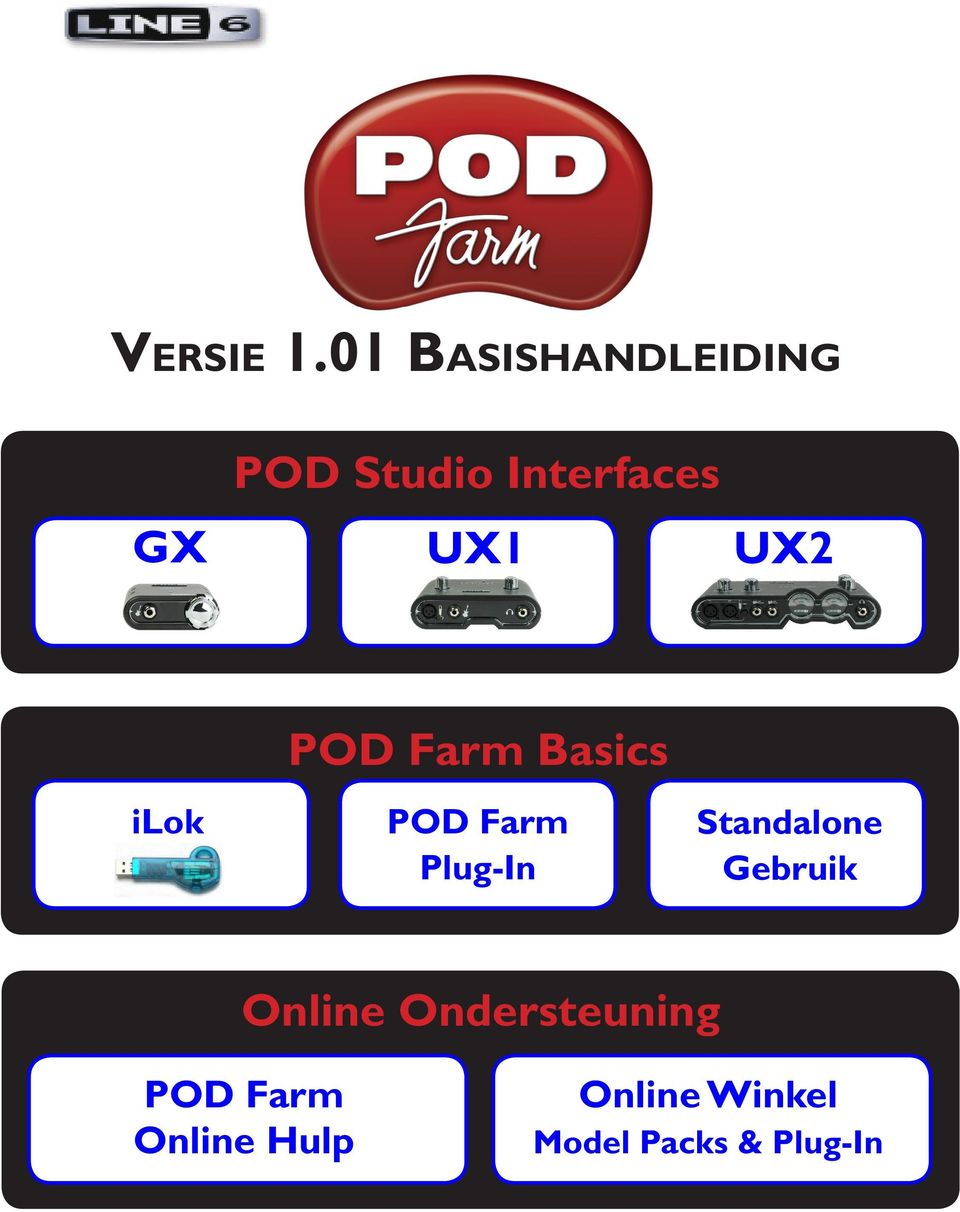 UX2 POD Farm Basics ilok POD Farm Plug-In