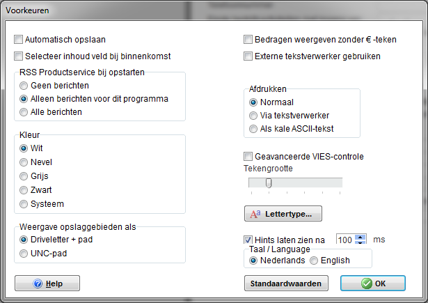 13 BtwWin2016 Help Database versie In de database versie worden de kantoorgegevens in de database opgeslagen en dus automatisch gedeeld met overige fiscale software van Elsevier.