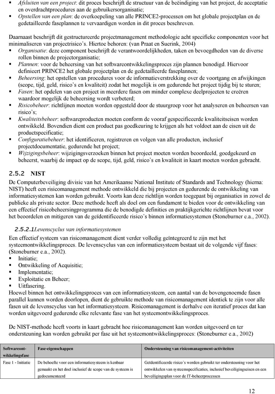 Daarnaast beschrijft dit gestructureerde projectmanagement methodologie acht specifieke componenten voor het minimaliseren van projectrisico s.