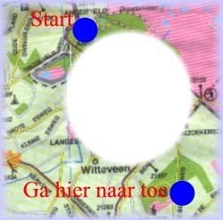 Oleaat routes Een Oleaatroute wordt gemaakt door met een overtrekpapier een overtrek van de te lopen route te maken. De lijn die hierdoor wordt gekregen dient als routebeschrijving.