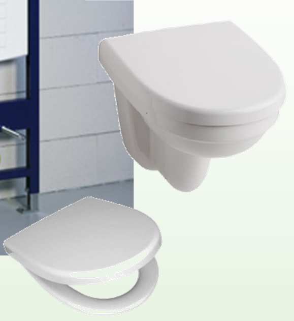 Verkort hangtoilet Systemfix Handwasbakje E-Con I 1 st GEBERIT wc-element met frontbediening, hoogte 112 cm type Systemfix 281,25 (bestelnr. 492.