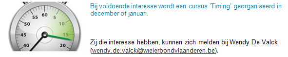 CURSUS PLOEGLEIDER Er zijn al enkele data voor ploegleiderscursussen bekend.