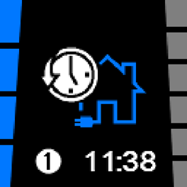 Hfdbedieningsdislay Q-Stream Time/Quali Level 1 Hfdbediening Huidige ventilatiestand (1-4) Bediening locked Huidige luchtkwaliteit (groen-rd) (alleen in geval van Quali) Bedieningsmodus Knojes