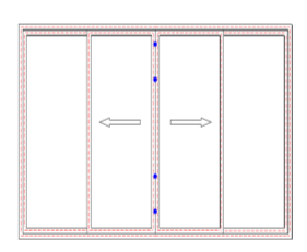 Systeem : systeem Deceuninck Zendow Monorail (ATG 08/2732 en ATG 09/2732 add.1) profieldiepte 133mm/70mm eigenschappen rapport : Nr.