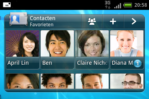 80 Contacten Widgets Contacten toevoegen Houd contact met verschillende groepen vrienden of collega's in uw leven.