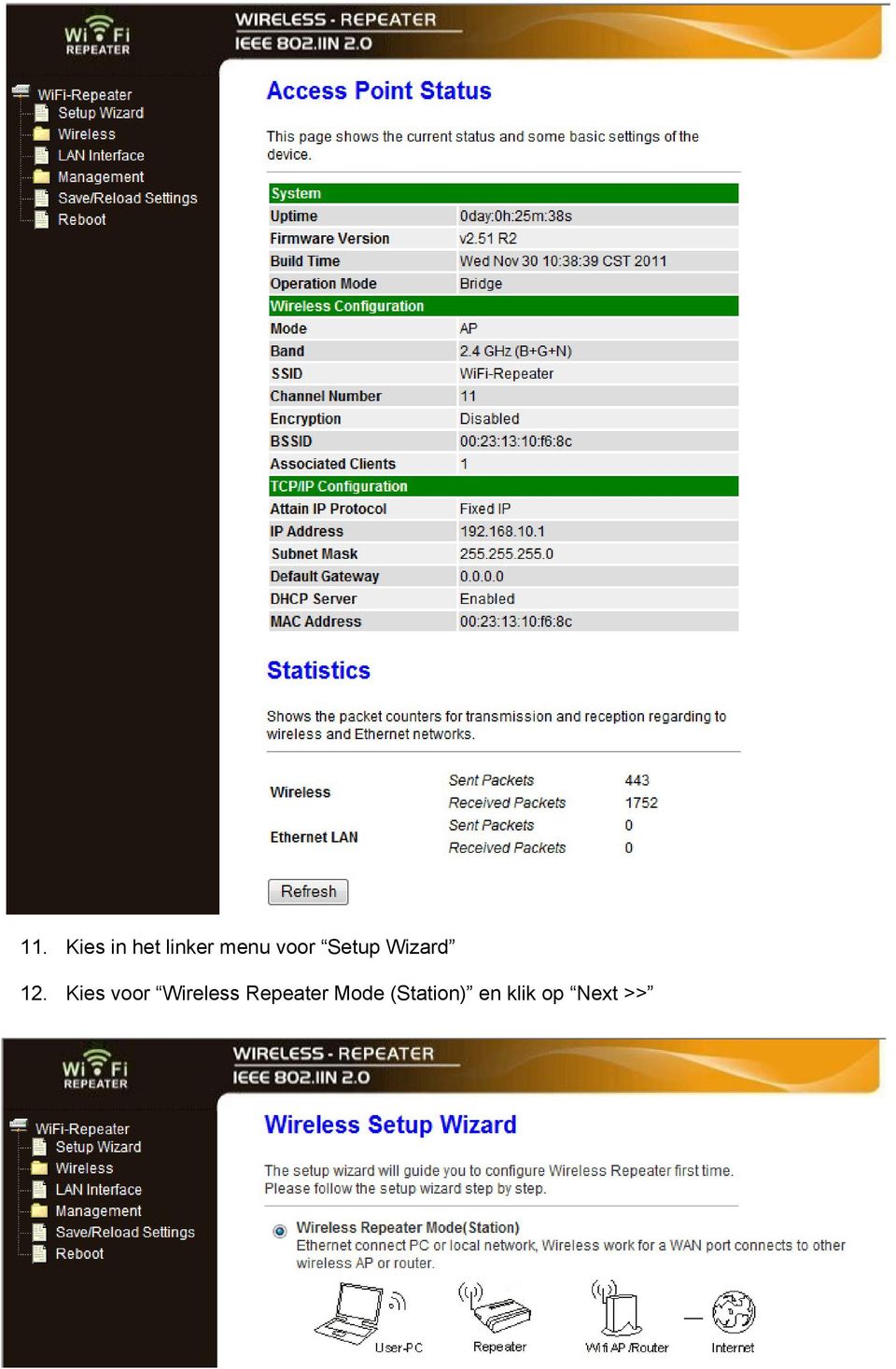 Kies voor Wireless Repeater