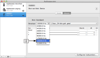 o Instellingen audio-apparaat (alleen Mac OS X) A Verplaats de cursor naar Ga op het computerscherm en klik dan op Hulpprogramma's. 0 De lijst met hulpprogramma s wordt weergegeven.