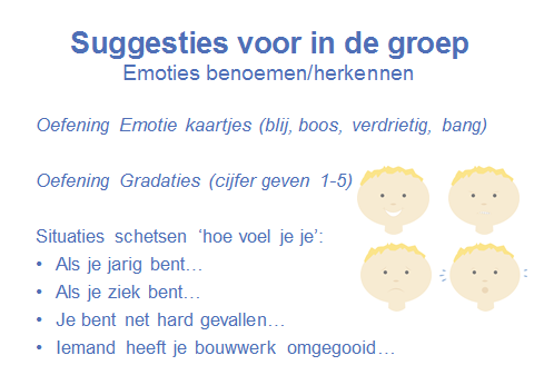 Emotieherkenning en -regulatie Het interpreteren van sociale signalen staat gelijk met het oplossen van behoorlijk ingewikkelde problemen onder tijdsdruk.