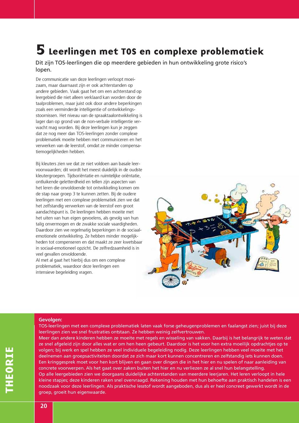 Vaak gaat het om een achterstand op leergebied die niet alleen verklaard kan worden door de taalproblemen, maar juist ook door andere beperkingen zoals een verminderde intelligentie of