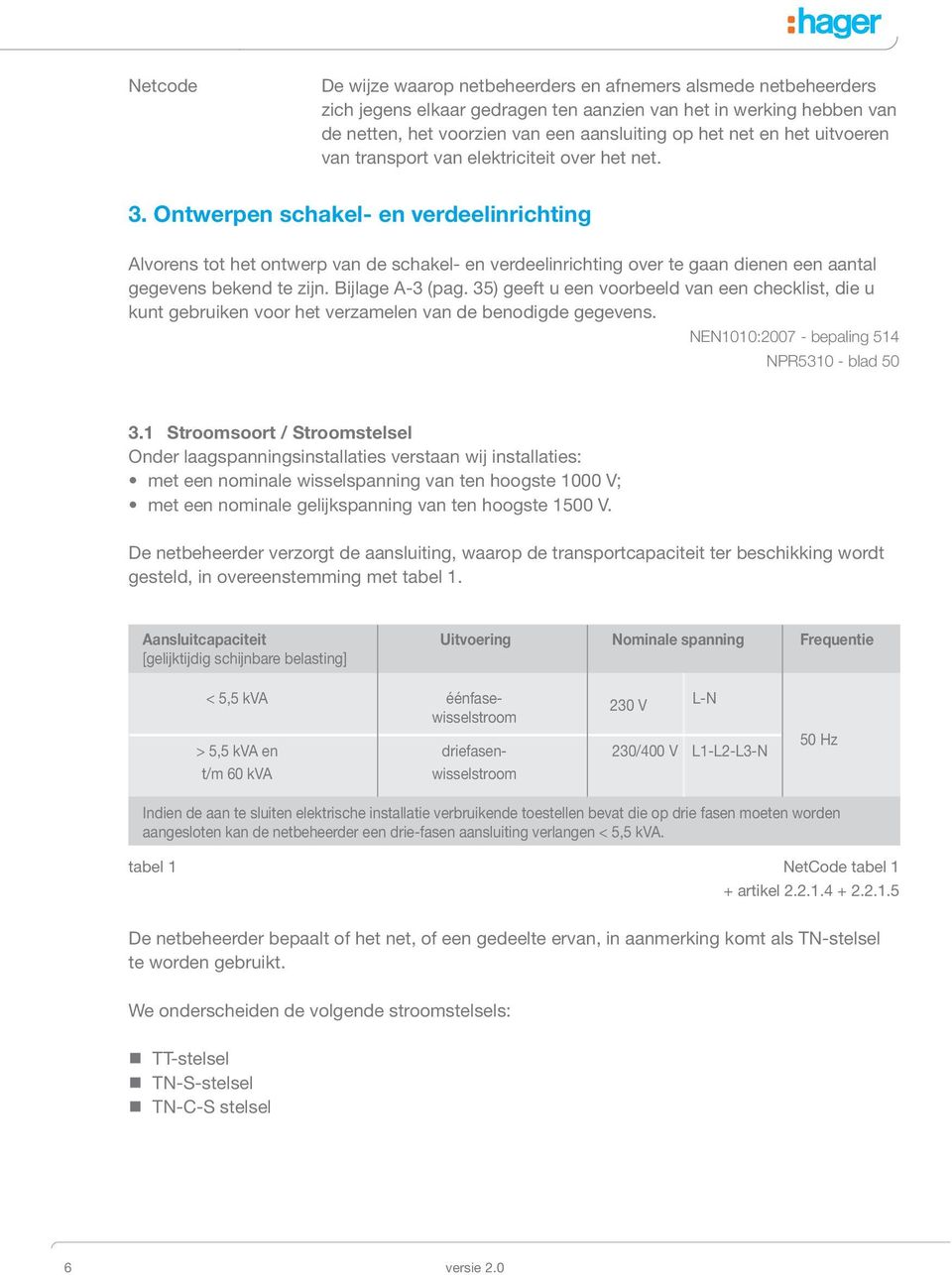 Ontwerpen schakel- en verdeelinrichting Alvorens tot het ontwerp van de schakel- en verdeelinrichting over te gaan dienen een aantal gegevens bekend te zijn. Bijlage A-3 (pag.