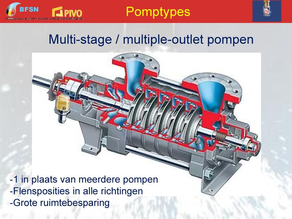 plaats van meerdere pompen