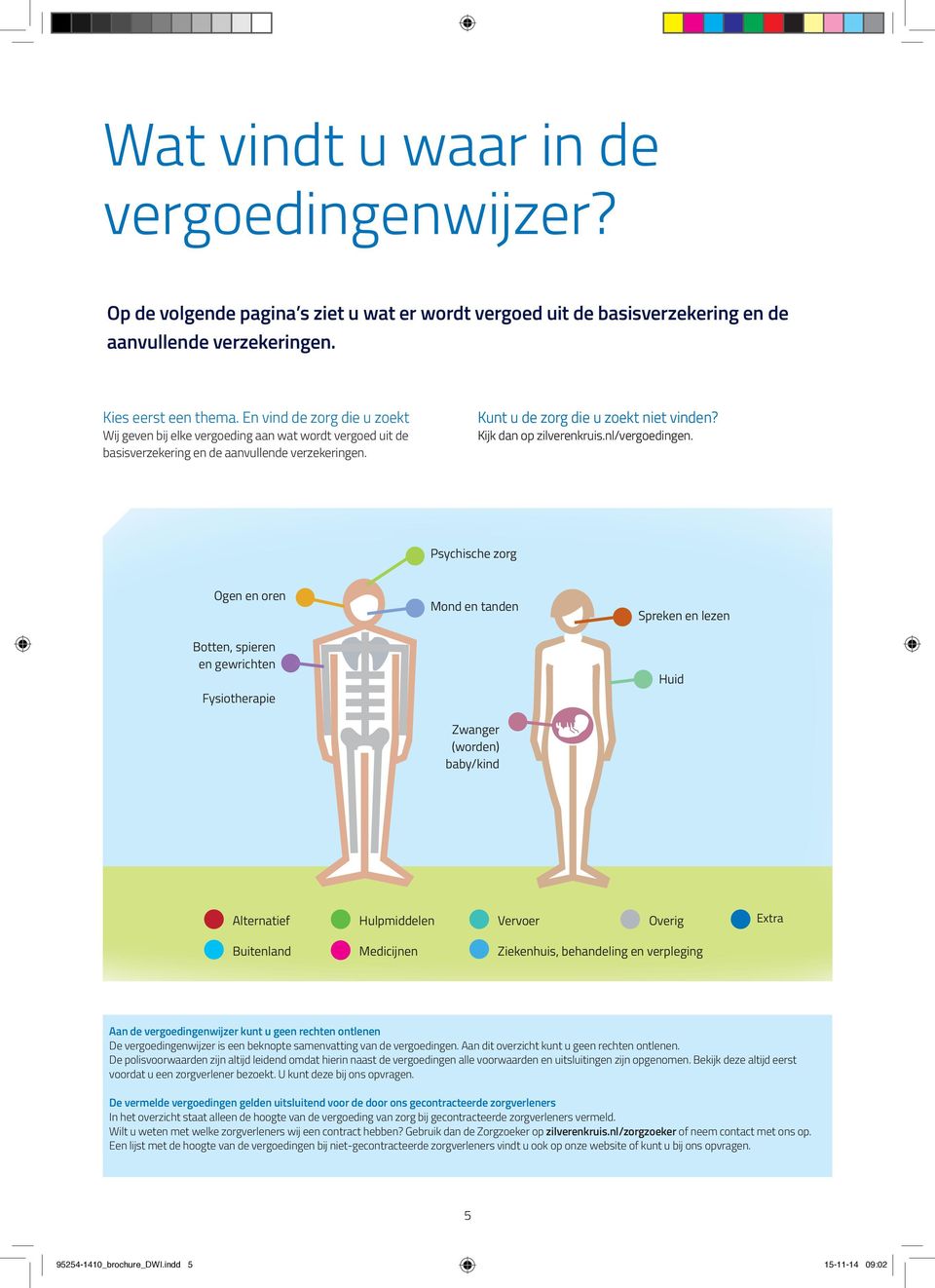 Kijk dan op zilverenkruis.nl/vergoedingen.