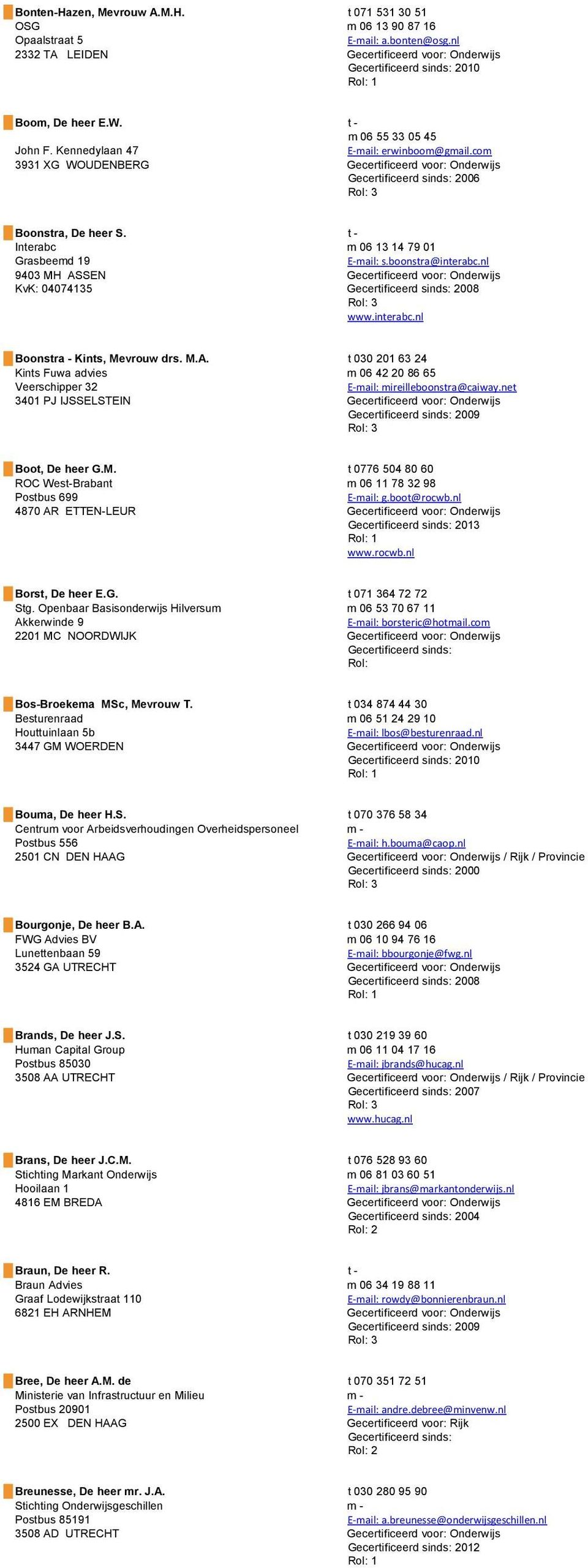 nl 9403 MH ASSEN Gecertificeerd voor: Onderwijs KvK: 04074135 www.interabc.nl Boonstra - Kints, Mevrouw drs. M.A. t 030 201 63 24 Kints Fuwa advies m 06 42 20 86 65 Veerschipper 32 E-mail: mireilleboonstra@caiway.