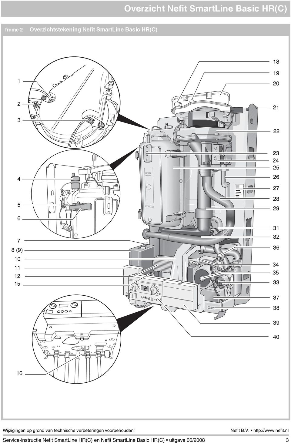 24 25 26 27 28 29 3 32 36 34 35 33 37 38 39 40 6 Service-instructie