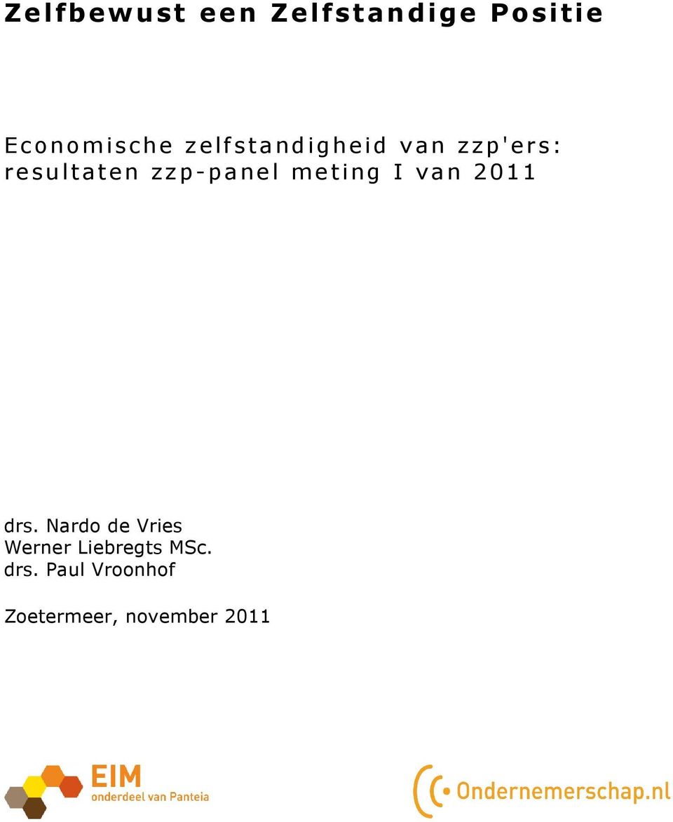 meting I van 2011 drs.