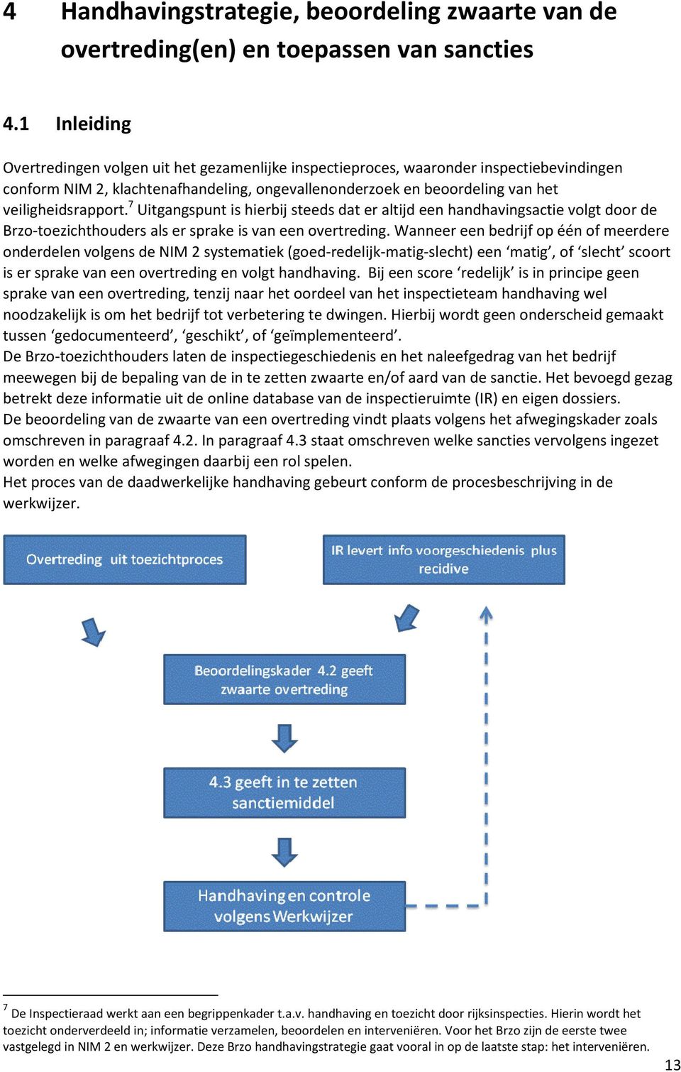 7 Uitgangspunt is hierbij steeds dat er altijd een handhavingsactie volgt door de Brzo-toezichthouders als er sprake is van een overtreding.