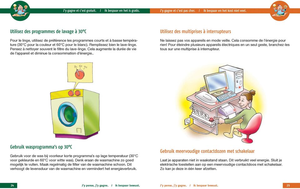 Pensez à nettoyer souvent le filtre du lave-linge. Cela augmente la durée de vie de l appareil et diminue la consommation d énergie.