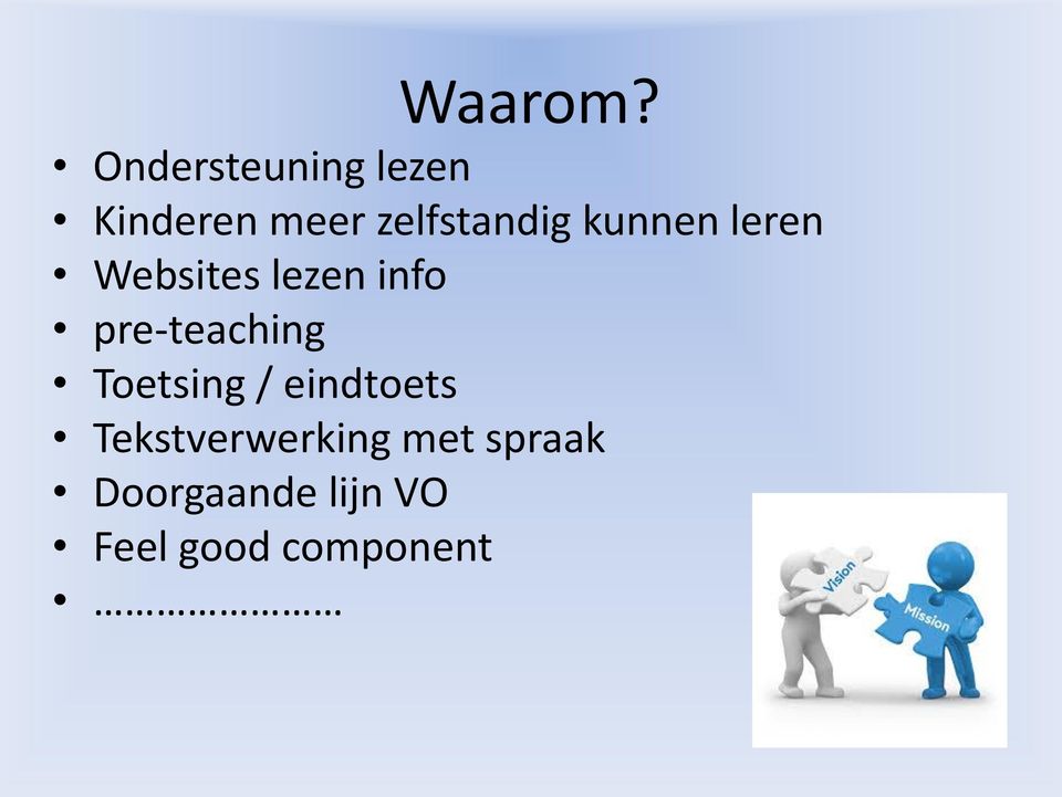 kunnen leren Websites lezen info pre-teaching