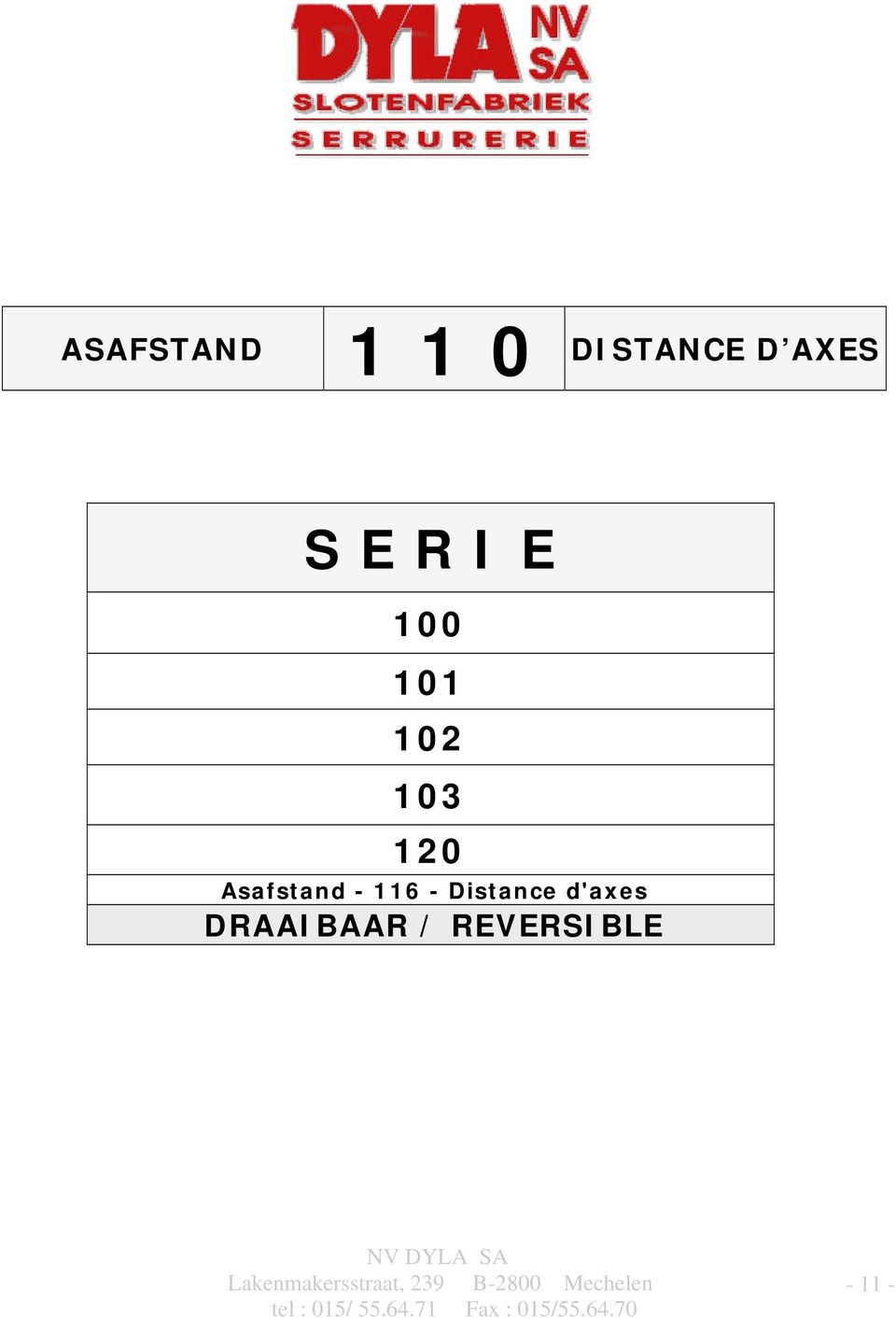 Asafstand - 116 - Distance