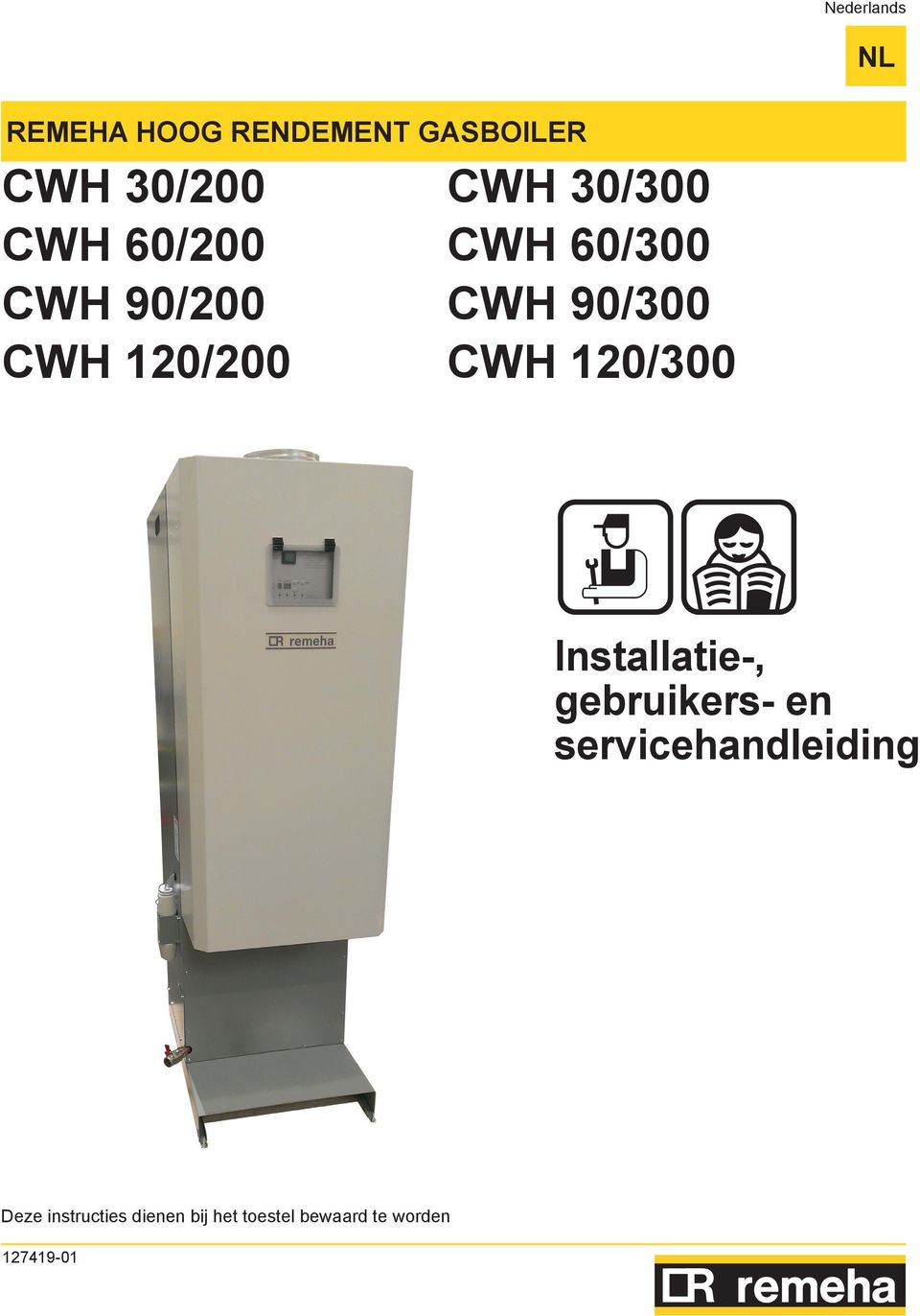 CWH 120/300 Installatie-, gebruikers- en servicehandleiding