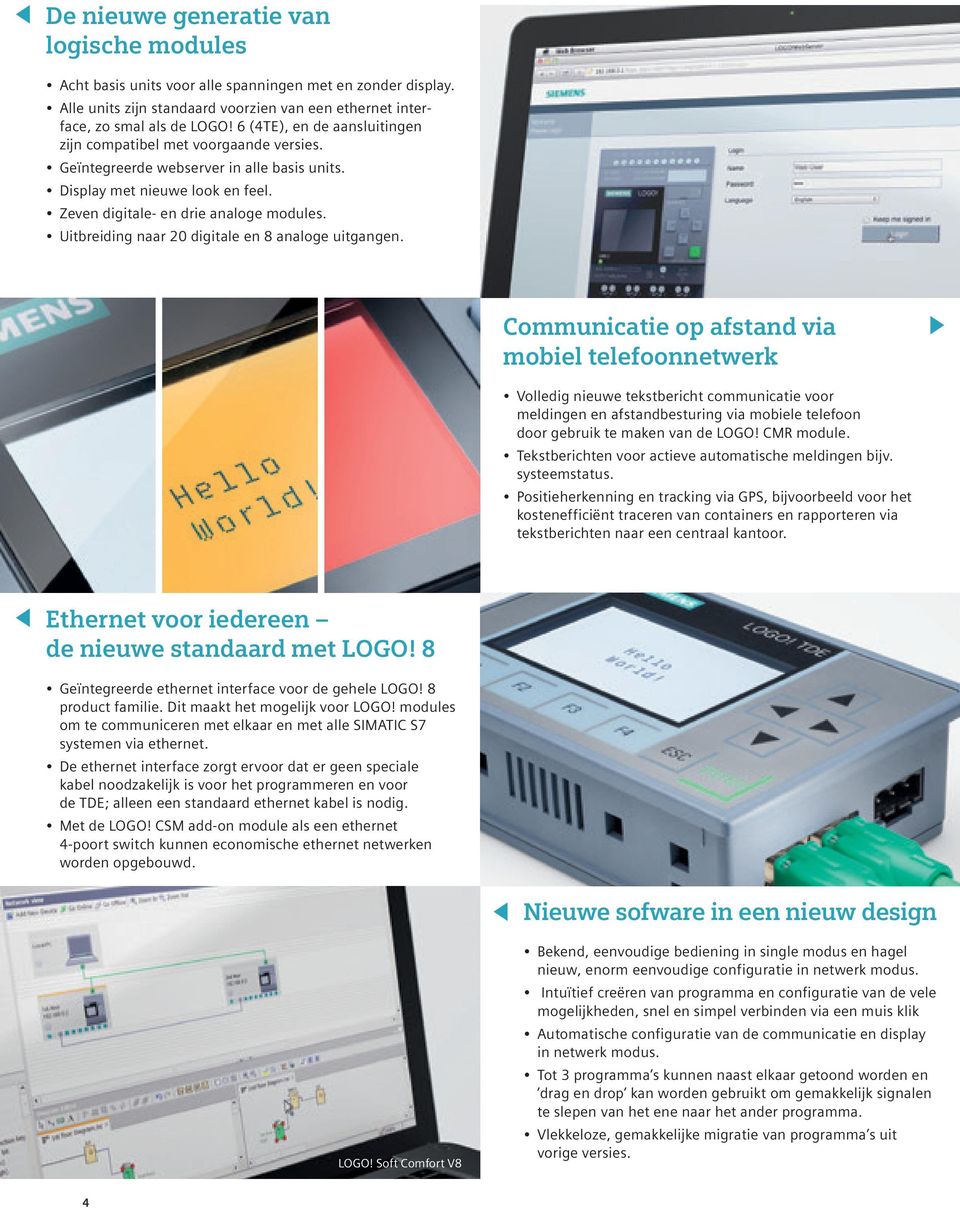 Uitbreiding naar 20 digitale en 8 analoge uitgangen.