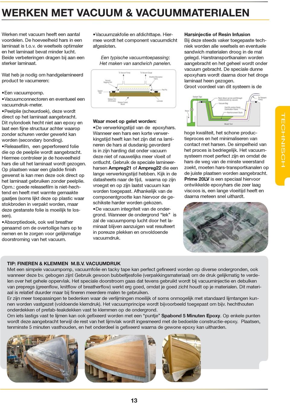 Peelplie (scheurdoek), deze wordt direct op het laminaat aangebracht.