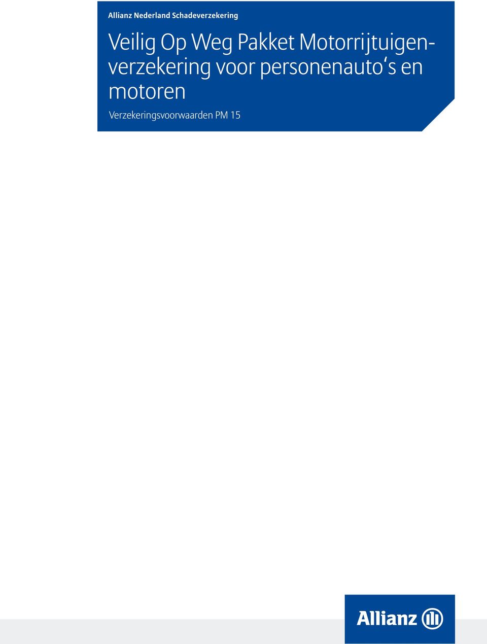 Motorrijtuigenverzekering voor