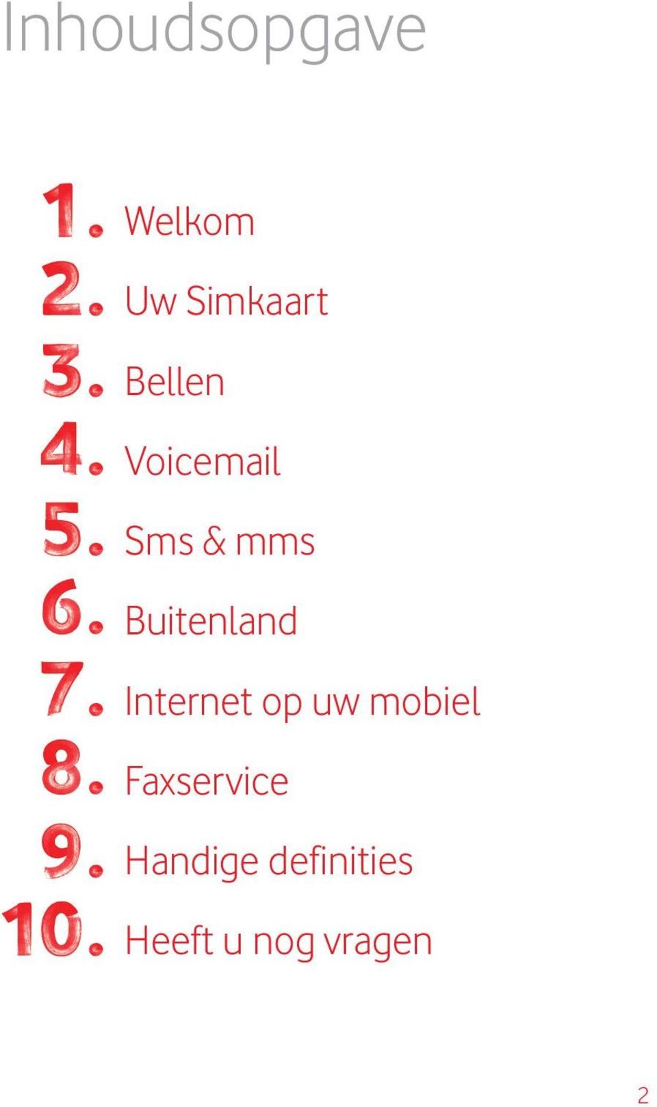 Buitenland Internet op uw mobiel