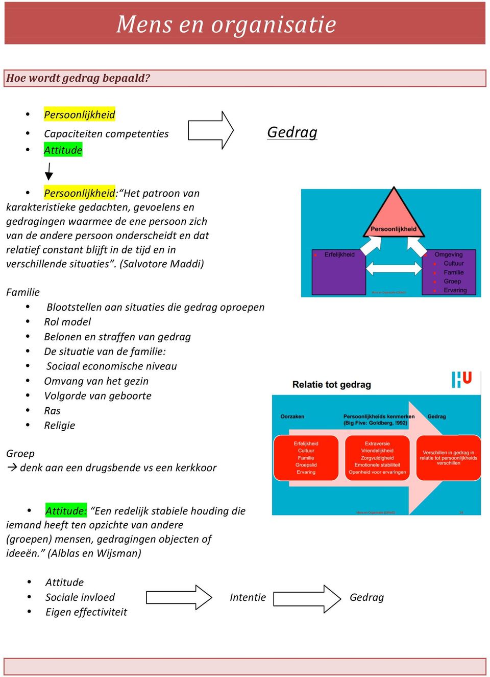 onderscheidt en dat relatief constant blijft in de tijd en in verschillende situaties.