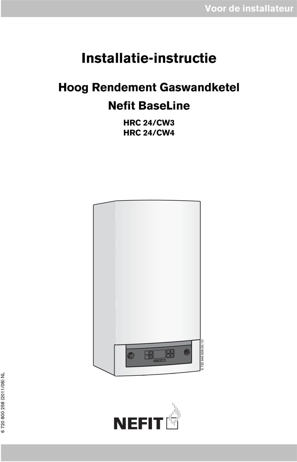 Gaswandketel Nefit BaseLine HRC 24/CW3