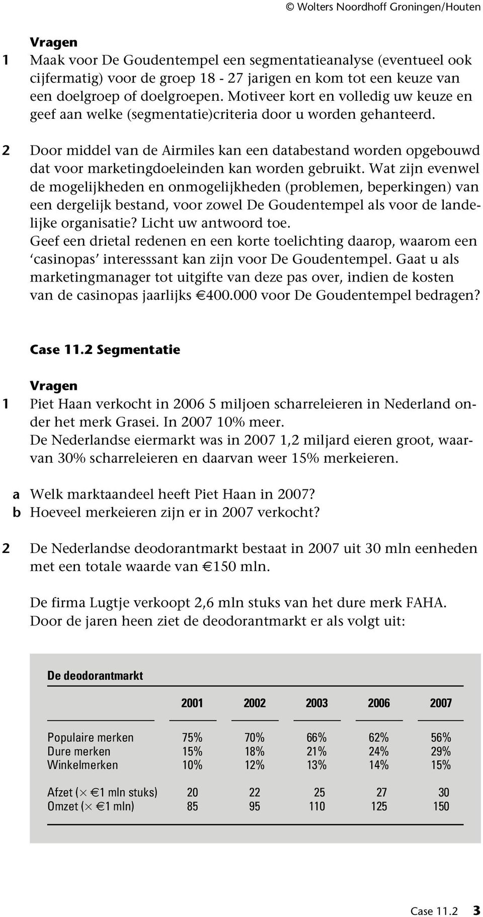 2 Door middel van de Airmiles kan een databestand worden opgebouwd dat voor marketingdoeleinden kan worden gebruikt.