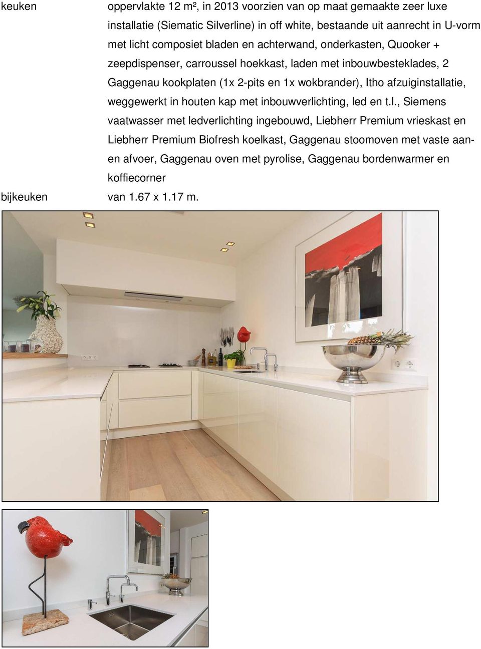 wokbrander), Itho afzuiginstall