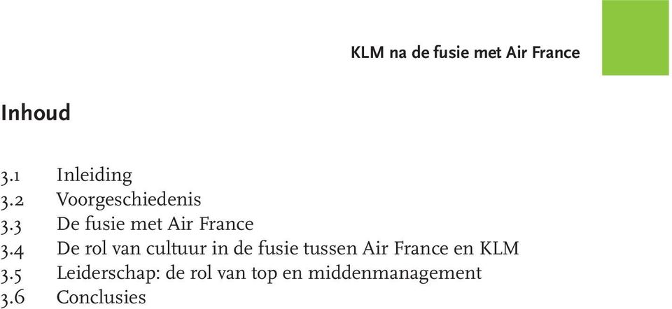 4 De rol van cultuur in de fusie tussen Air France en