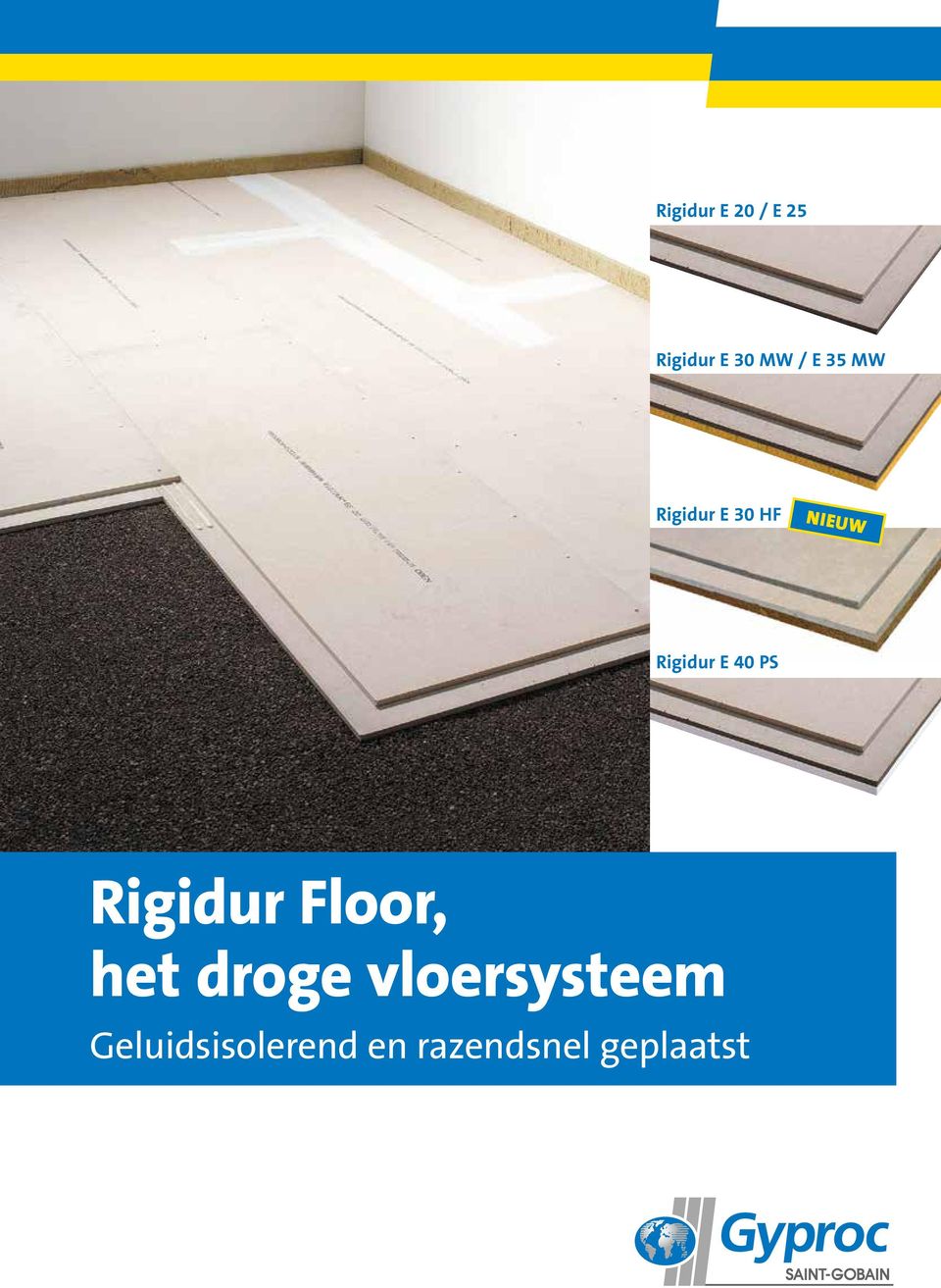PS Rigidur Floor, het droge vloersysteem